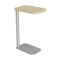 Laptopbord Xakt, Massiv ask, Alu stel