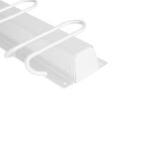 Endeafslutning st&oslash;vleoph&aelig;ng + knager&aelig;kke, hvid