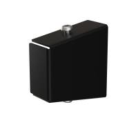 Endeafslutning st&oslash;vleoph&aelig;ng + knager&aelig;kke, sort