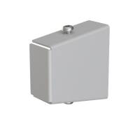 Endeafslutning st&oslash;vleoph&aelig;ng + knager&aelig;kke, alugr&aring;