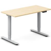 H&aelig;ve-s&aelig;nkebord DNA, Birk 1200x600 mm 2-ben/Alugr&aring;