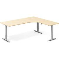 H&aelig;ve-s&aelig;nkebord DNA, Birk 2000x1800 mm H&oslash;jre 3-ben/Alugr&aring;