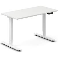 H&aelig;ve-s&aelig;nkebord DNA, Hvid 1200x600mm 2-ben/Hvid