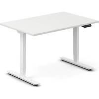 H&aelig;ve-s&aelig;nkebord DNA, Hvid 1200x800mm 2-ben/Hvid