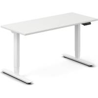 H&aelig;ve-s&aelig;nkebord DNA, Hvid 1400x600mm 2-ben/Hvid