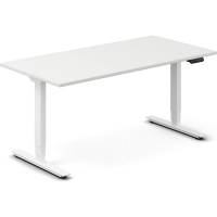 H&aelig;ve-s&aelig;nkebord DNA, Hvid 1600x800mm 2-ben/Hvid