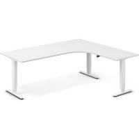 H&aelig;ve-s&aelig;nkebord DNA, Hvid 2000x1800mm H&oslash;jre 3-ben/Hvid