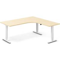 H&aelig;ve-s&aelig;nkebord DNA, Birk 1800x1800 mm H&oslash;jre 3-ben/Hvid