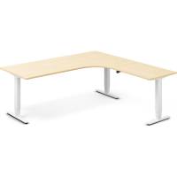 H&aelig;ve-s&aelig;nkebord DNA, Birk 2000x2000 mm H&oslash;jre 3-ben/Hvid