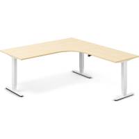 H&aelig;ve-s&aelig;nkebord DNA, Birk 1800x2000 mm H&oslash;jre 3-ben/Hvid