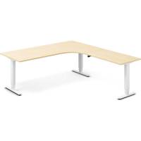 H&aelig;ve-s&aelig;nkebord DNA, Birk 2000x2200 mm H&oslash;jre 3-ben/Hvid