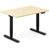 H&aelig;ve-s&aelig;nkebord DNA, Birk 1200x800 mm 2-ben/Sort