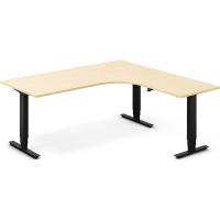 H&aelig;ve-s&aelig;nkebord DNA, Birk 1800x1800 mm H&oslash;jre 3-ben/Sort