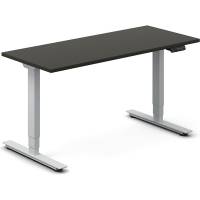 H&aelig;ve-s&aelig;nkebord DNA, Antracit 1400x600 mm 2-ben/Alugr&aring;