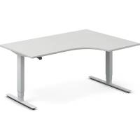 H&aelig;ve-s&aelig;nkebord DNA, Lysgr&aring; 1600x1200 mm H&oslash;jre 2-ben/Alugr&aring;