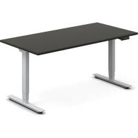 H&aelig;ve-s&aelig;nkebord DNA, Antracit 1600x800 mm 2-ben Alugr&aring;