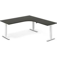 H&aelig;ve-s&aelig;nkebord DNA, Antracit 1800x2000 mm H&oslash;jre 3-ben/Hvid