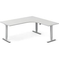 H&aelig;ve-s&aelig;nkebord DNA, Lysgr&aring; 1800x1800 mm H&oslash;jre 3-ben/Alugr&aring;