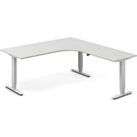 H&aelig;ve-s&aelig;nkebord DNA, Lysgr&aring; 1800x2000 mm H&oslash;jre 3-ben/Alugr&aring;