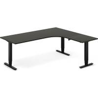 H&aelig;ve-s&aelig;nkebord DNA, Antracit 2000x1800 mm H&oslash;jre 3-ben/Sort