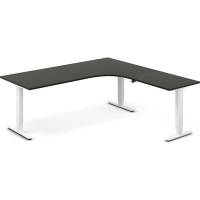 H&aelig;ve-s&aelig;nkebord DNA, Antracit 2000x2000 mm H&oslash;jre 3-ben/Hvid