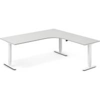 H&aelig;ve-s&aelig;nkebord DNA, Lysgr&aring; 2000x2000 mm H&oslash;jre 3-ben/Alugr&aring;