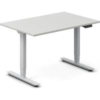 H&aelig;ve-s&aelig;nkebord DNA, Lysgr&aring; 1200x800 mm 2-ben/Alugr&aring;