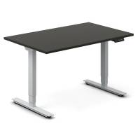 H&aelig;ve-s&aelig;nkebord DNA, Antracit 1200x800 mm 2-ben/Alugr&aring;