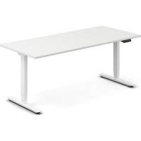 H&aelig;ve-s&aelig;nkebord DNA, Hvid 1800x800mm 2-ben/Hvid