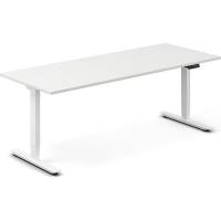 H&aelig;ve-s&aelig;nkebord DNA, Hvid 2000x800mm 2-ben/Hvid