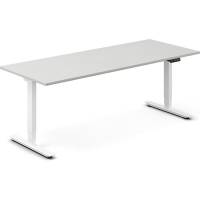 H&aelig;ve-s&aelig;nkebord DNA, Lysgr&aring; 1800x800 mm 2-ben/Hvid