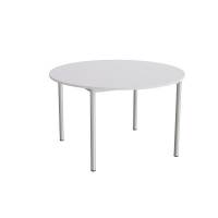 Bord Combi 206, &Oslash;1200 mm, h&oslash;jde 720 mm, gr&aring; laminat p&aring; alugr&aring;t stel
