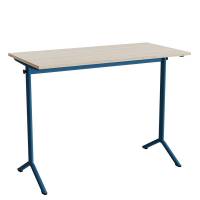 Bord Atlas 1130, 1200x600mm, eg h&oslash;jtrykslaminat, bl&aring;t stel