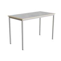 Bord Combi 200, 1400x700 mm H&oslash;jde 900 mm Lys gr&aring; linoleum p&aring; alugr&aring;t understel