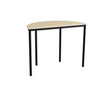 Bord Combi 209, 1200x600 mm h&oslash;jde 900 mm med birk laminat, sort stel