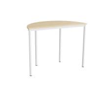 Bord Combi 209, 1200x600 mm h&oslash;jde 900 mm med birk laminat, hvid stel