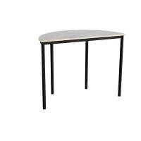 Bord Combi 209, 1200x600 mm h&oslash;jde 900 mm med lys gr&aring; linoleum, sort stel