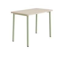 Bord Add 590, 1200x700 mm h&oslash;jde 900 mm med lydabsorberende hvidpigmenteret eg, gr&oslash;nt stel