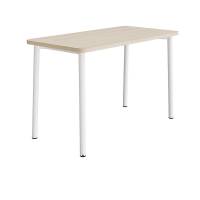 Bord Add 590, 1400x700 mm h&oslash;jde 900 mm med lydabsorberende hvidpigmenteret eg, hvidt stel