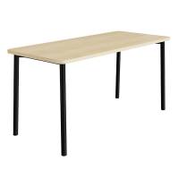 Bord Add 590, 1800x800 mm h&oslash;jde 900 mm med birk laminat, sort stel