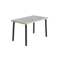 Bord Add 590, 1200x700 mm h&oslash;jde 720 mm med lys gr&aring; linoleum, sortoliven stel