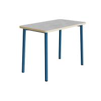 Bord Add 590, 1200x700 mm h&oslash;jde 900 mm med lys gr&aring; linoleum, bl&aring;t stel