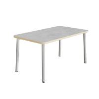 Bord Add 590, 1400x700 mm h&oslash;jde 720 mm med lys gr&aring; linoleum, alu stel