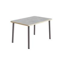 Bord Add 590, 1400x700 mm h&oslash;jde 720 mm med lys gr&aring; linoleum, gr&aring;t stel