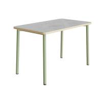 Bord Add 590, 1800x800 mm h&oslash;jde 720 mm med lys gr&aring; linoleum, gr&oslash;nt stel