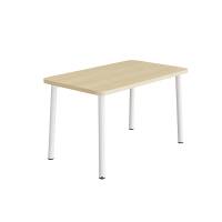 Bord Add 590, 1200x700 mm h&oslash;jde 720 mm med lydabsorberende birk laminat, hvidt stel
