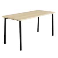 Bord Add 590, 1800x800 mm h&oslash;jde 900 mm med lydabsorberende birk laminat, sort stel