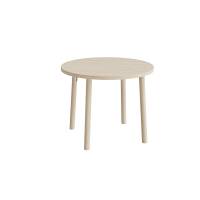 Bord Add Wood 590 &Oslash; 900 mm H&oslash;jde 720 mm med lydd&aelig;mpende hvidpigmenteret eg laminat p&aring; massivt tr&aelig;ben