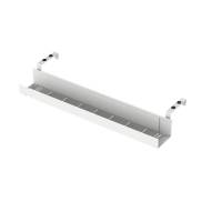 Kabelbakke Slim justerbar Hvid