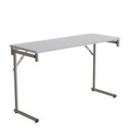 Klapbord Silhuett 1200x450mm,Gr&aring; laminat og alugr&aring;t stel